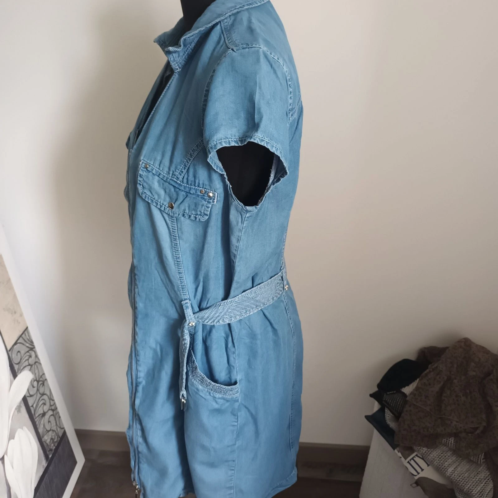 Lyocell-jurk Bréal – Stijlvolle en moderne denimstijl (Maat 40) – photo 6